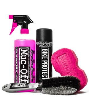 MUC-OFF KIT ESENCIAL DE CUIDADO DE BICICLETA 4 EN 1