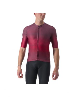 JERSEY CASTELLI  AERO RACE 6.0  CHICA  RED BORDEAUX