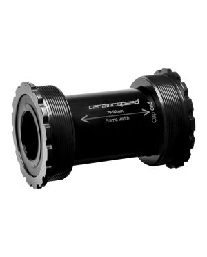 CAJA DE CENTRO BB T47/86 (BOTTOM BRAKET) PARA SHIMANO  NEGRO