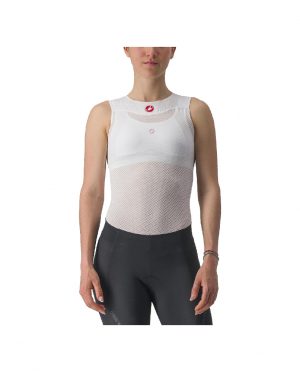 CAMISETA INTERIOR CASTELLI PRO ISSUE SIN MANGAS PARA MUJER  BLANCO  EXTRA CHICA