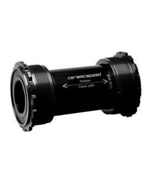 CAJA DE CENTRO (BOTTOM BRACKET) T45 SHIMANO  NEGRO CON RECUBRIMIENTO