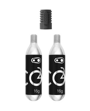 CARTUCHOS CO2 DE 16G (2 UNIDADES) CON CABEZA KLIC