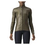 CHAQUETA CASTELLI  ARIA SHELL PARA MUJER  MEDIANA  CAFE