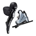 KIT FRENO DE DISCO HIDRÁULICO DELANTERO 105 BR-R7070 Y PALANCA DE CAMBIO IZQUIERDO ST-R7020 CON PLT DE 1000MM