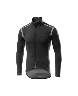 JERSEY CASTELLI PERFETTO ROS  MANGA LARGA  MEDIANA  NEGRO