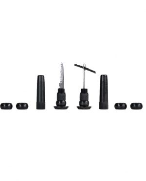 HERRAMIENTA TAPA DE MANUBRIO TUBELESS  NEGRO MATTE