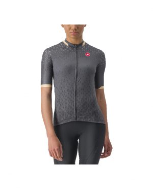 JERSEY CASTELLI PEZZI PARA MUJER  CHICA  GRIS OSCURO