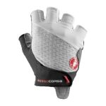 GUANTES CASTELLI ROSSO CORSA ESPRESSO PARA MUJER  EXTRA CHICA  BLANCO