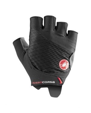 GUANTES CASTELLI ROSSO CORSA ESPRESSO PARA MUJER  EXTRA CHICA  NEGRO