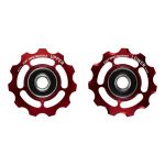 RUEDAS DE POLEAS PARA SHIMANO 11S (ROJO)