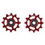 RUEDAS DE POLEAS PARA SRAM RED/FORCE AXS 12S NW (ROJO)
