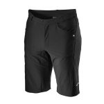 SHORT CASTELLI UNLIMITED  BAGGY  GRANDE  NEGRO