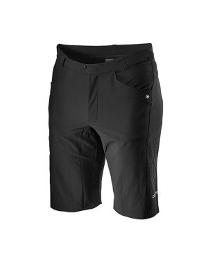 SHORT CASTELLI UNLIMITED  BAGGY  GRANDE  NEGRO