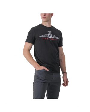 T-SHIRT CASTELLI  ARMANDO  GRANDE  NEGRO